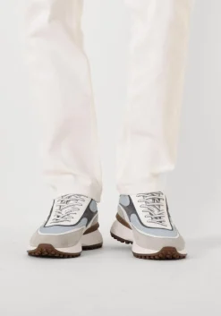 blauwe floris van bommel lage sneakers sfm-10207 noppi