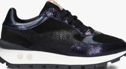 blauwe floris van bommel lage sneakers sfw-10098 blokki