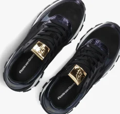 blauwe floris van bommel lage sneakers sfw-10098 blokki