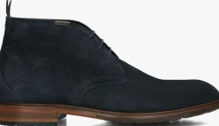 blauwe floris van bommel nette schoenen sfm-50132 de normer