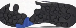 blauwe floris van bommel lage sneakers sfm-10154 de treener