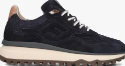 blauwe floris van bommel lage sneakers sfm-10238 de gripper