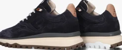 blauwe floris van bommel lage sneakers sfm-10238 de gripper