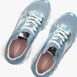 blauwe floris van bommel lage sneakers sfw-10098 blokki