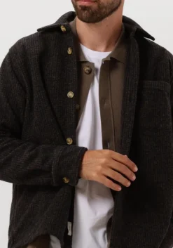 blauwe forét overshirt ivy wool overshirt