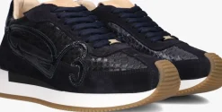 blauwe fred de la bretoniere lage sneakers yentl sign