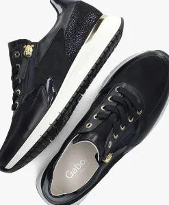 blauwe gabor lage sneakers 448