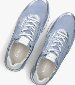 blauwe gabor lage sneakers 376