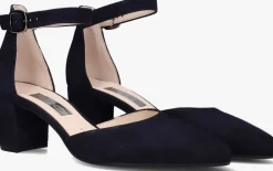 blauwe gabor sandalen met hak 340