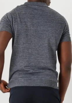 blauwe gentiluomo polo polo no button ss k2020-275