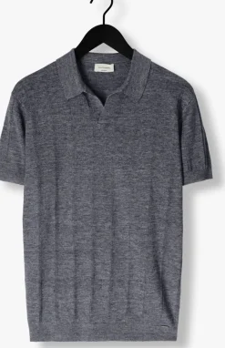 blauwe gentiluomo polo polo no button ss k2020-275