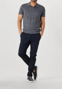 blauwe gentiluomo polo polo no button ss k2020-275