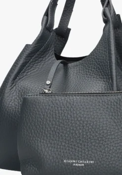 blauwe gianni chiarini schoudertas dua 9719