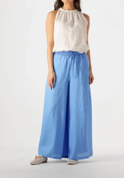 blauwe greek archaic kori wijde broek 110131