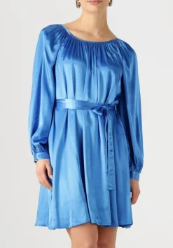 blauwe greek archaic kori mini jurk 130802