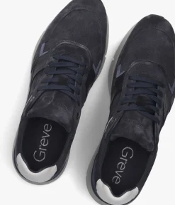 blauwe greve lage sneakers walker h