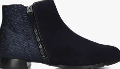 blauwe hassia enkellaarsjes madeira