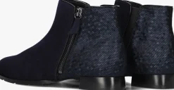 blauwe hassia enkellaarsjes madeira