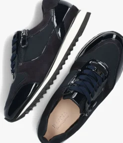 blauwe hassia lage sneakers 302035