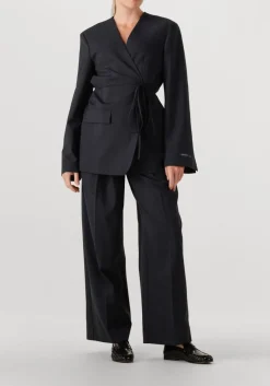 blauwe herskind broeken lotus pants