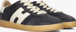 blauwe hogan lage sneakers hogan cool allacciato h