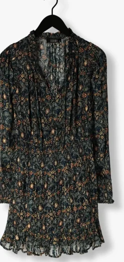 blauwe ibana mini jurk deela - print