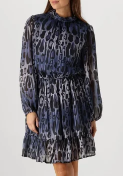 blauwe ibana mini jurk dillia