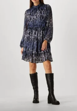 blauwe ibana mini jurk dillia