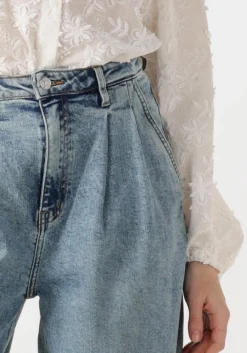 blauwe janice wijde broek dollar