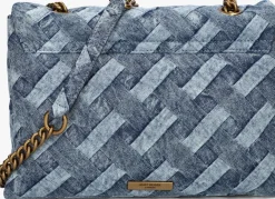 blauwe kurt geiger london handtas large kensington soft