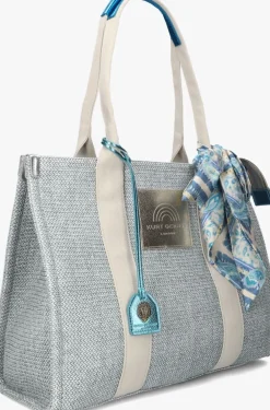 blauwe kurt geiger london handtas lg southbank tote