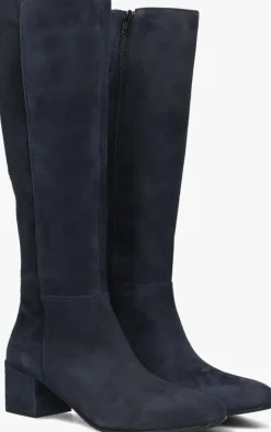 blauwe lamica hoge laarzen yquela 5171