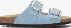 blauwe lina locchi slippers 12394