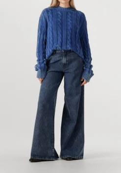 blauwe lois jeans wide jeans new marlene