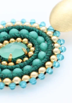 blauwe lott. gioielli sieraad ce si filled oval 3 rings w/ stone m