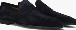 blauwe magnanni loafers 24412