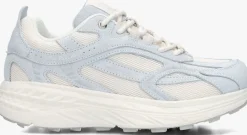 blauwe mercer amsterdam lage sneakers the re-run max suede