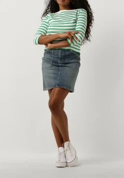 blauwe mos mosh minirok maki