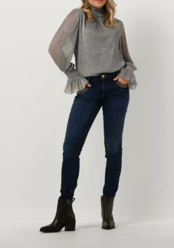 blauwe mos mosh slim fit jeans naomi shade blue jeans