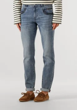 blauwe mos mosh straight leg jeans mmnaomi nolla jeans