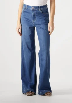 blauwe mos mosh wide jeans dara deluxe jeans