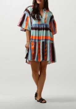 blauwe nema mini jurk bella