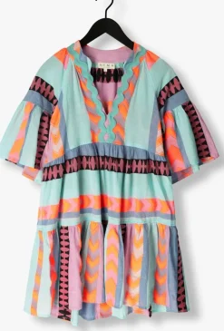 blauwe nema mini jurk bella