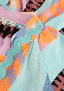 blauwe nema mini jurk bella