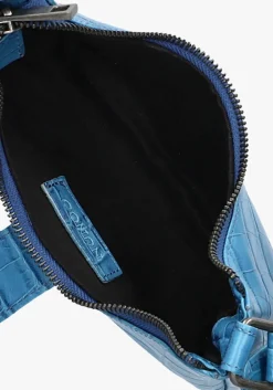 blauwe núnoo schoudertas palma buckle texas