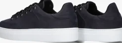 blauwe nubikk lage sneakers jagger roman