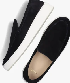 blauwe nubikk loafers jiro mio