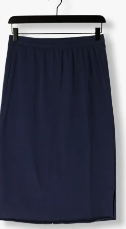 blauwe penn & ink midirok skirt