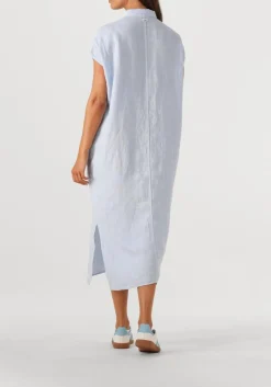 blauwe penn & ink mini jurk dress