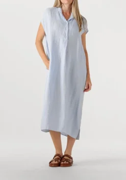 blauwe penn & ink mini jurk dress